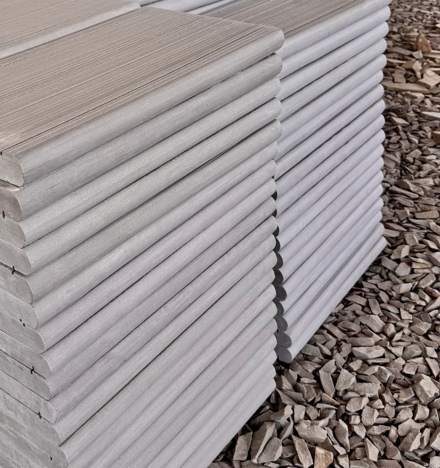 Bullnose finish — shown in Bullnose · KHADANE