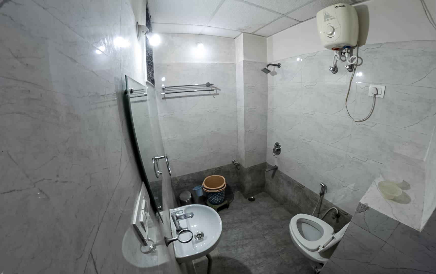 Attached washroom in The Princess double room