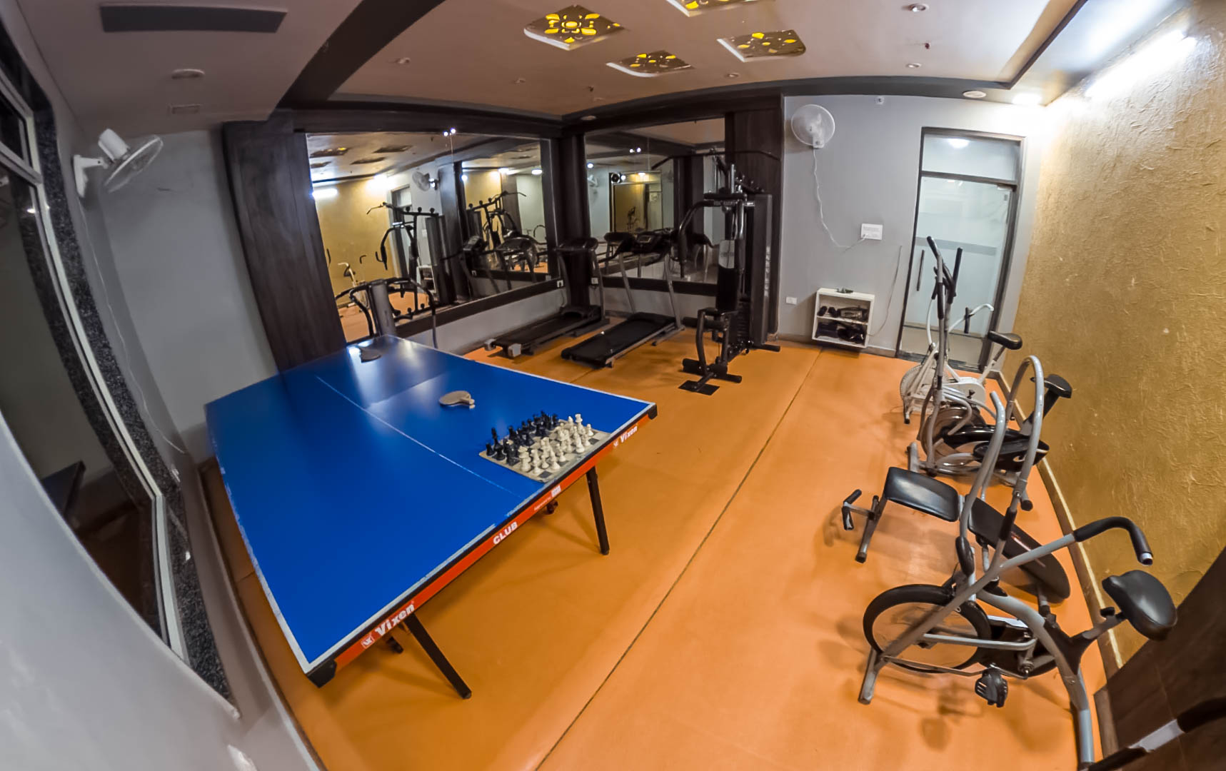 Fitness and recreation space at The Princess